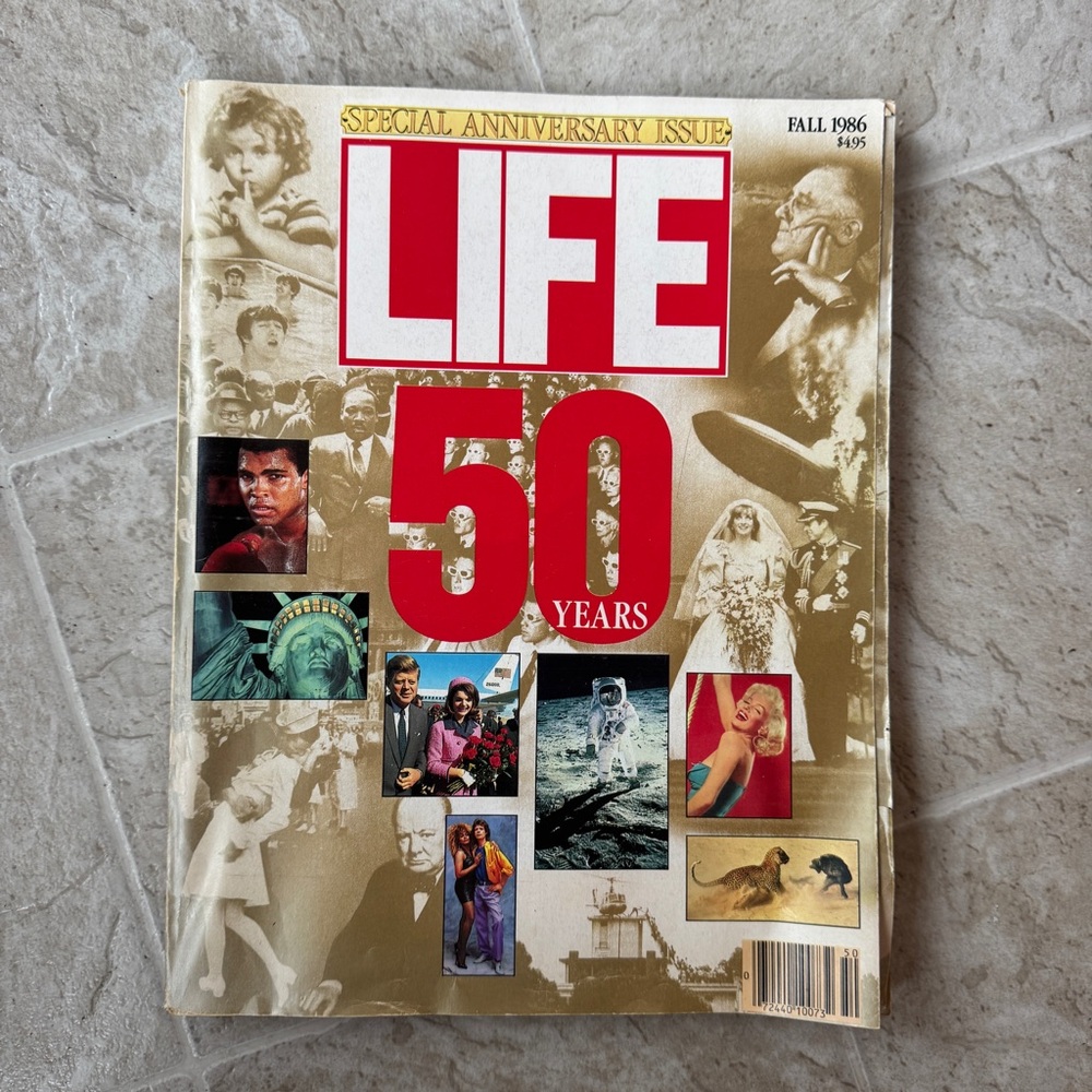Vintage 1986 Life Special Anniversary Issue 50 Years Magazine